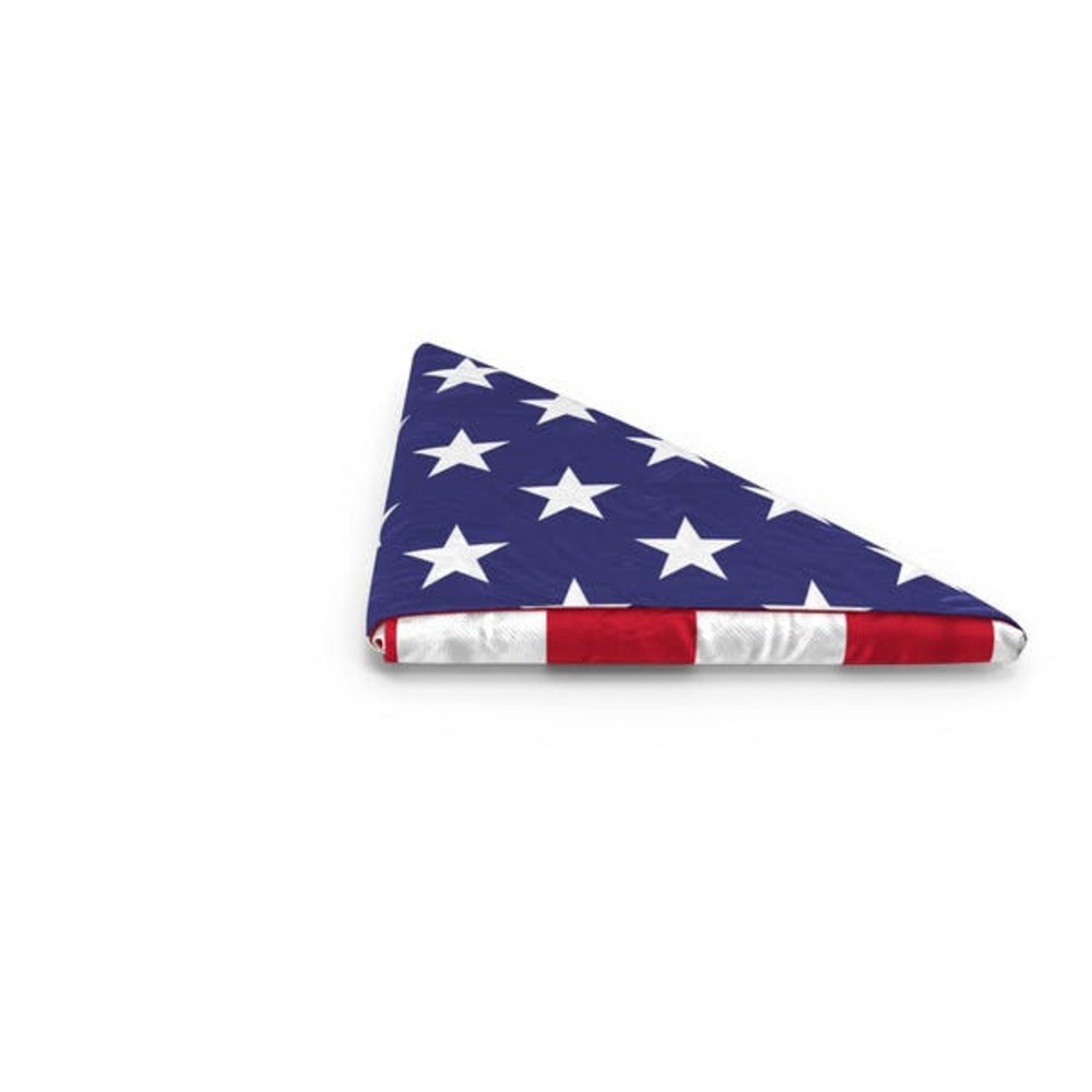 5' X 9.5' American Burial Pre Folded Flag., , The Military Gift Store, folded flag