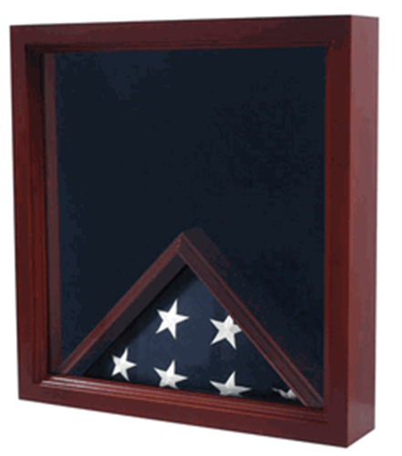 Army Flag Medal Display Box- Shadow Box, Flag Box - Oak, , The Military Gift Store, American Flag Frames (43)