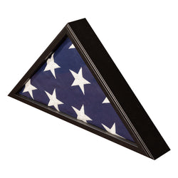 Sergeant Flag Case, Personal Inscription Engraving - Black Color.