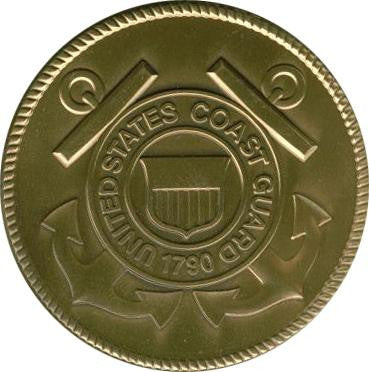 Coast Guard Brass Medallion