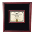 Award certificate Shadowbox, Military Frame