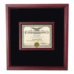 Award certificate Shadowbox, Military Frame