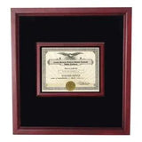Award certificate Shadowbox, Military Frame - CERTIFICATE At Medial, , The Military Gift Store, Air Force flag display cases, Air force Retirement Shadow Boxes (61)