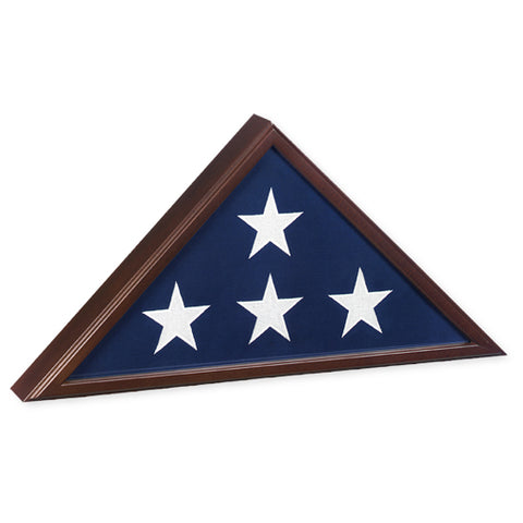 Sergeant Flag Case, Personal Inscription Engraving - Cherry Color. - The Military Gift Store