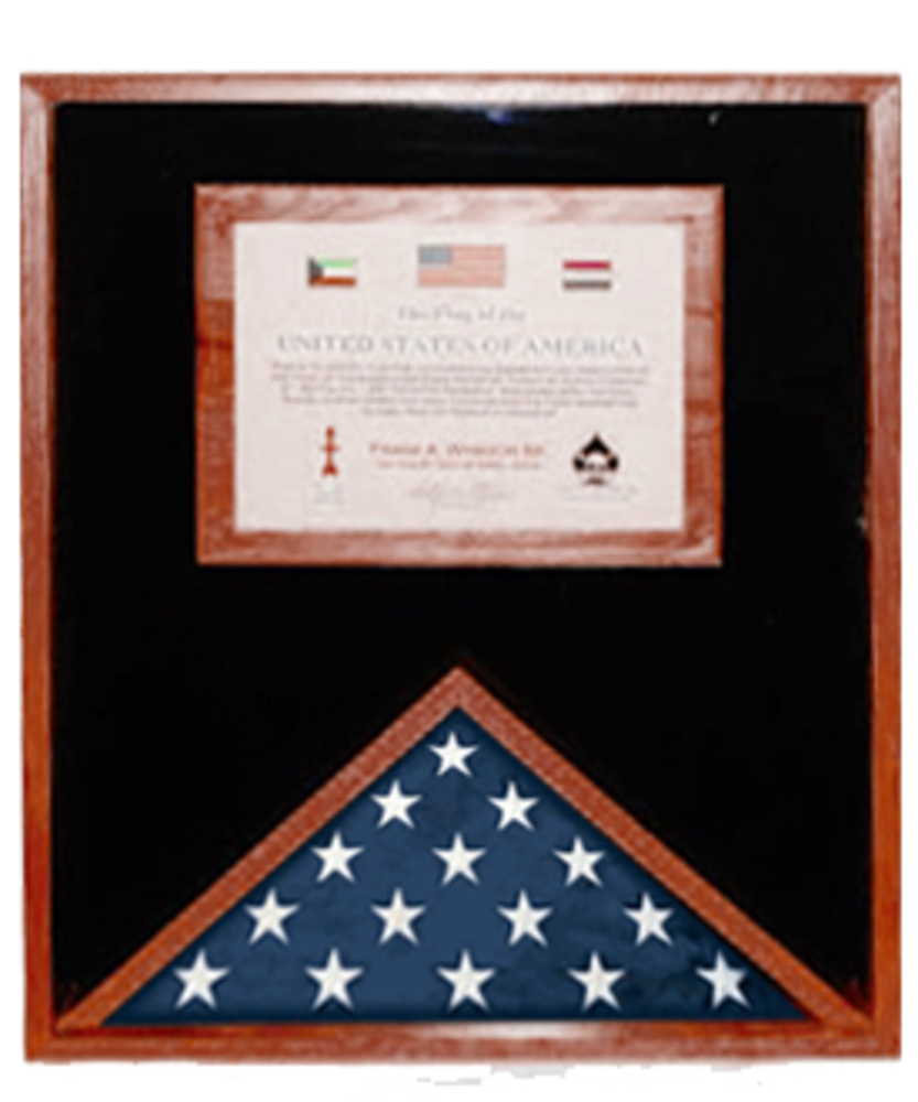 Flag and Document Case for 3ft x 5ft US Made. - The Military Gift Store