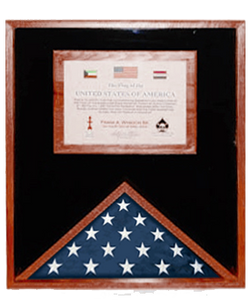 Flag Display Case.