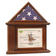 Flags Connections Flag Display Case with Certificate & Document Holder Frame., Flag Display Case with Certificate & Document Holder Frame., The Military Gift Store, Flag and Certificate Case