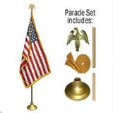 Flag Presentation Stand, Flag Display Stand, Wooden Flag Stand, Flag Display Accessories