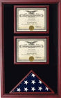 Flag and 2 Certificates Cases Shadow Box, Military Flag Display Cases and Certificate Holders, Flag and 2 Certificates Cases Shadow Box, Military Flag Display Case, The Military Gift Store, Army Flag Display Cases (64)