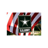 Go Army Veteran Grave Marker With 30 Inch Tall American Cemetery Flag