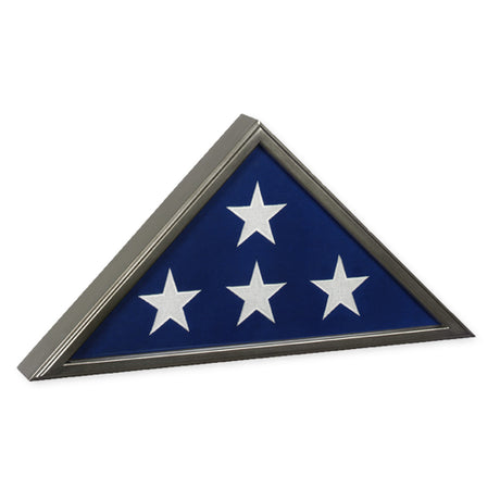 Sergeant Flag Case, Personal Inscription Engraving - Gun Metal Color., , The Military Gift Store, Burial Flag Case (42)