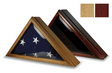 Heritage Flag Display Case for 5ft x 9.5ft Flag, solid wood flag, , The Military Gift Store, Burial Flag display cases