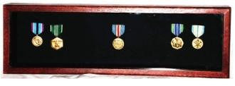 Large Medal Display Case - Cherry, , The Military Gift Store, Medal Case