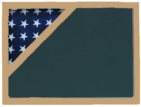 Shadow box for American flag, 3x5 flag, 4x6 flag ,5x9.5 Flag, , The Military Gift Store, Shadow box for american flag