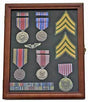 Medal Display Case Award Shadow Box, with glass door, , The Military Gift Store, Flag Display cases (71)