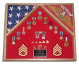 Flags Connections Military Shadow Box, Military Display Case, , The Military Gift Store, 2 Flag Military Shadow Box