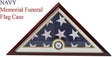 Navy Flag Display Case Box, 5x9 Burial - Funeral - Veteran Flag Elegant Display, Navy Flag Display Case Box, 5x9 Burial - Funeral, The Military Gift Store, American Flag Frames (43)