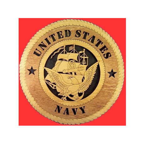 Navy wall tribute, Laser Wall Tributes - 12".
