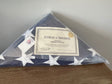 Folded Flag – Pre Folded American flag Made in The USA with Fully Embroered Stars and Sewn Stripes