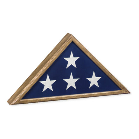 Sergeant Flag Case, Personal Inscription Engraving - Oak Color., , The Military Gift Store, Burial Flag Case (42)