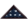 Officers Flag Display Case for 3ft x 5ft Flag - Cherry Finish, , The Military Gift Store, Burial Flag Case