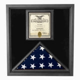 Flag Connections Premium USA-Made Solid wood Flag Document Case Black Finish 4 x 6 flag, Premium USA-Made Solid wood Flag Document Case Black Finish 4 x 6 flag, The Military Gift Store, Flag and Document Case