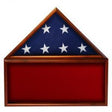 Flag Memorabilia Display Case, Mountain Flag Case with Red Background, , The Military Gift Store, Flag Case, Burial Flag Shadow Case, Flag display, Casket Flag display Cases, Flag and Medal Display Cases