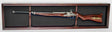 Rifle Gun Display Case Wall Cabinet UV Protection Lockable., , The Military Gift Store, Gun Display Case