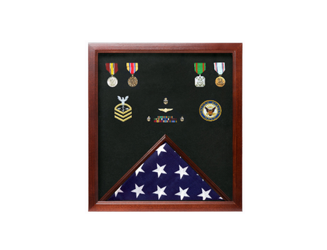 Flag Connections Military Flag and Medal Display Case., , The Military Gift Store, Burial Flag Case (42)