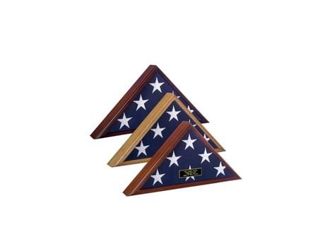 Flag Display Case 5x8 flag, Capitol Hill Flag Case Walnut finish, , The Military Gift Store, Air Force flag display cases, Air force Retirement Shadow Boxes (61)