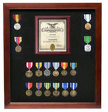 Police Medal and Flag Display Case. - The Military Gift Store