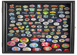 Display Case Wall Frame Cabinet for Military Medals, Pins, Patches, Insignia, Ribbons, Brooches