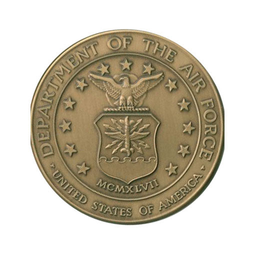 Air Force Service Medallion, Brass Air Force Medallion - The Military Gift Store