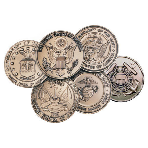 The Great Seal of the USA Brass Medallion, , The Military Gift Store, Military Service Medallions