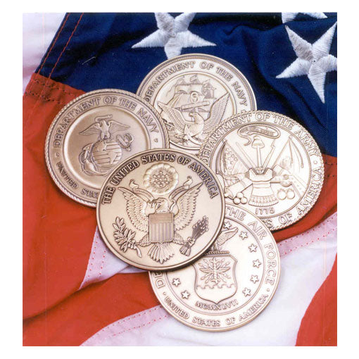 The Great Seal of the USA Brass Medallion, , The Military Gift Store, Military Service Medallions