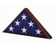 Veteran Dark Flag Case, , The Military Gift Store, Ceremonial Flag Display Triangle