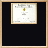 US Marine Corp Certificate Display Case. - The Military Gift Store