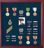 Military Medal Case, Shadow Box photo Holder, Military Medal.