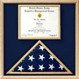 Air Force Flag and certificate Display case, , The Military Gift Store, Awards Display Cases, Awards Display Frames (62)