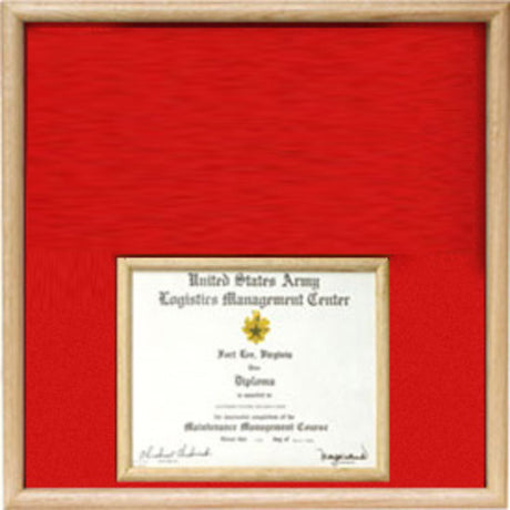 Air Force certificate at bottom Display case., , The Military Gift Store, Military medal and Certificate frame
