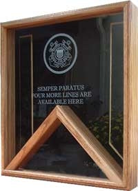 Flag case - Shadow Box., , The Military Gift Store, Flag Case with Display Shadow Box