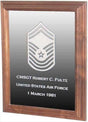 Military Laser Engraved Rank Insignia Mirror Frame High-Gloss Lacquer Finish, Military Laser Engraved Rank Insignia Mirror Frame, The Military Gift Store, Awards Display Cases, Awards Display Frames (62)