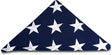 This 100% Cotton 3x5 ft American Flag, Heavy Duty Fabric, Longest Lasting, Embroidered Stars, Sewn Stripes, Brass Grommets, The Best Cotton US House Flags, This 100% Cotton 3x5 ft American Flag, Heavy Duty Fabric, The Military Gift Store, Folded Memorial Flag