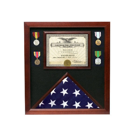 Veterans Made Flag Document Case American Flags with Fit 4' x 6' Flag.