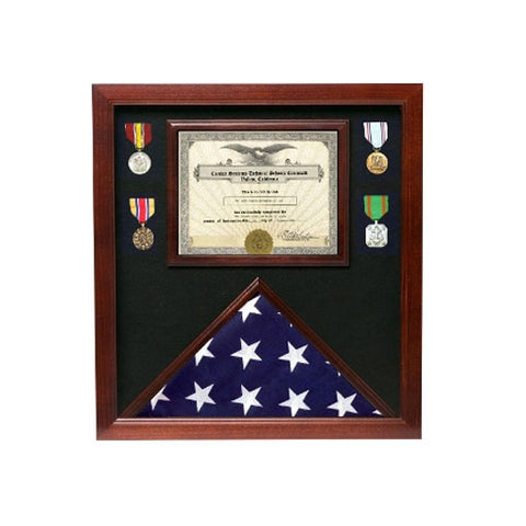 Veterans Made Flag Document Case American Flags - Fit 4ft x 6 ft Flag.