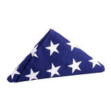 5 x 9.5 FT Official Memorial Burial American Flag large that it comes as pre folded., 5 x 9.5 FT Official Memorial Burial American Flag large, The Military Gift Store, Folded American Flags
