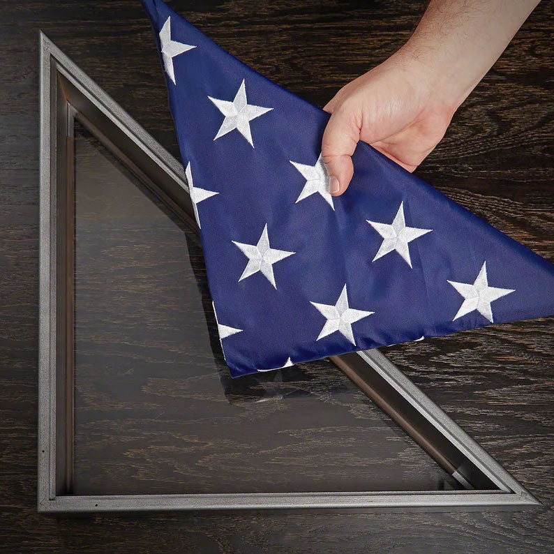 American Memorial Flags Comes Pre Folded to a Triangle