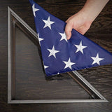 American Retirement Flags Comes Pre Folded to a Triangle