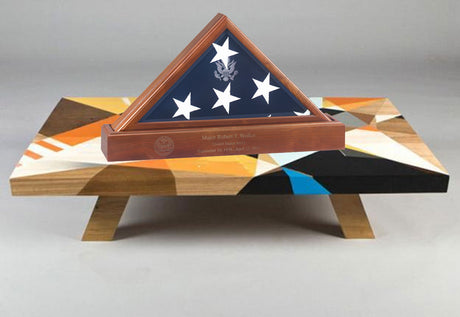 American Flag Cases - Flag and Pedestal Display Case, , The Military Gift Store, Flag And Pedestal Display Cases