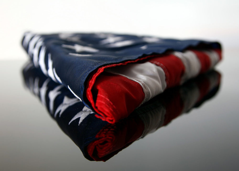 3' X 5' American Pre Folded Flags. pre folded american flag, folded flag for display, folded flag into a triangle, profetionsl folded American Flag 